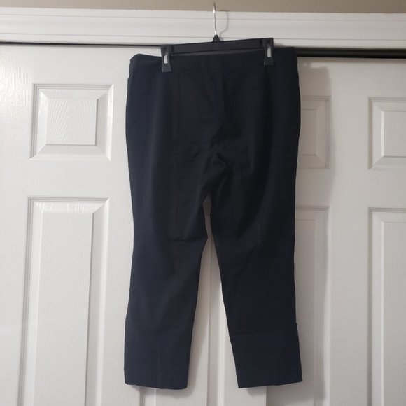 Style & Co Black formal black capris pants Size 12 - Picture 2 of 6